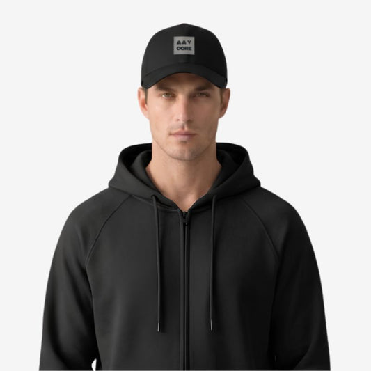 A.A.Y CORE Black Vintage Low Profile Otto Dad Hat