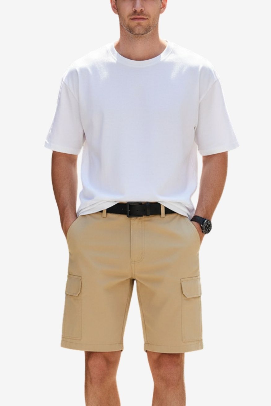 A.A.Y CORE Men's Classic Cargo Stretch Shorts, BuckyDrop