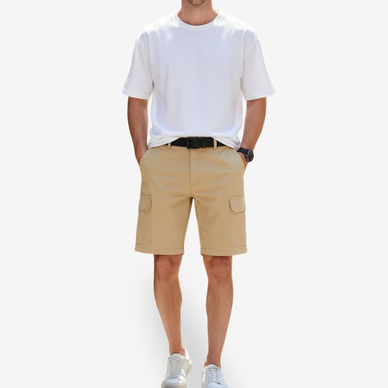 A.A.Y CORE Men's Classic Cargo Stretch Shorts, BuckyDrop