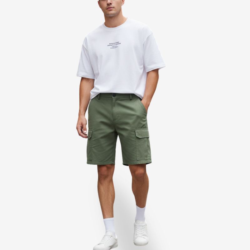 A.A.Y CORE Men's Classic Cargo Stretch Shorts, BuckyDrop