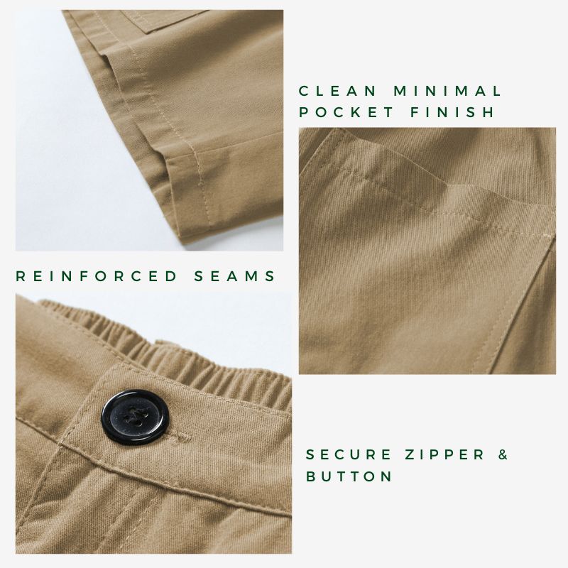 A.A.Y CORE Men's Classic Cargo Stretch Shorts, BuckyDrop