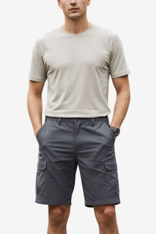 A.A.Y CORE Men's Classic Cargo Stretch Shorts, BuckyDrop