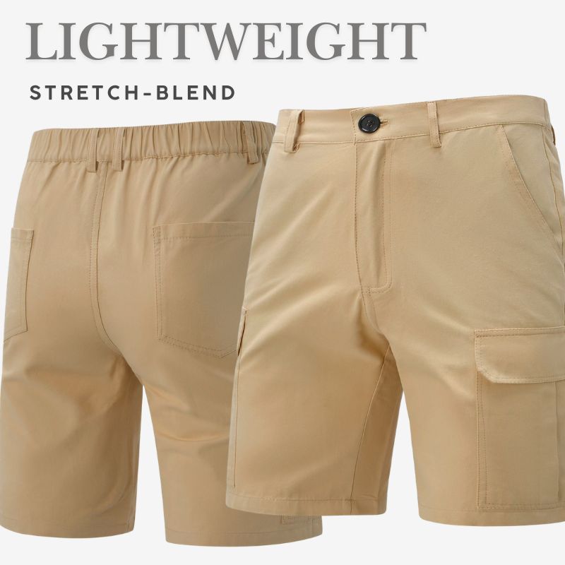 A.A.Y CORE Men's Classic Cargo Stretch Shorts, BuckyDrop