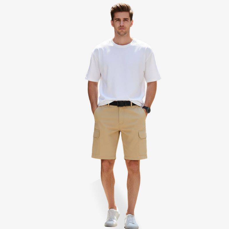 A.A.Y CORE Men's Classic Cargo Stretch Shorts, BuckyDrop