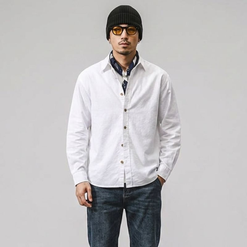 A.A.Y CORE Men’s Cotton‑Linen Shirt, BuckyDrop