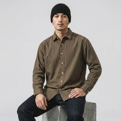A.A.Y CORE Men’s Cotton‑Linen Shirt, BuckyDrop
