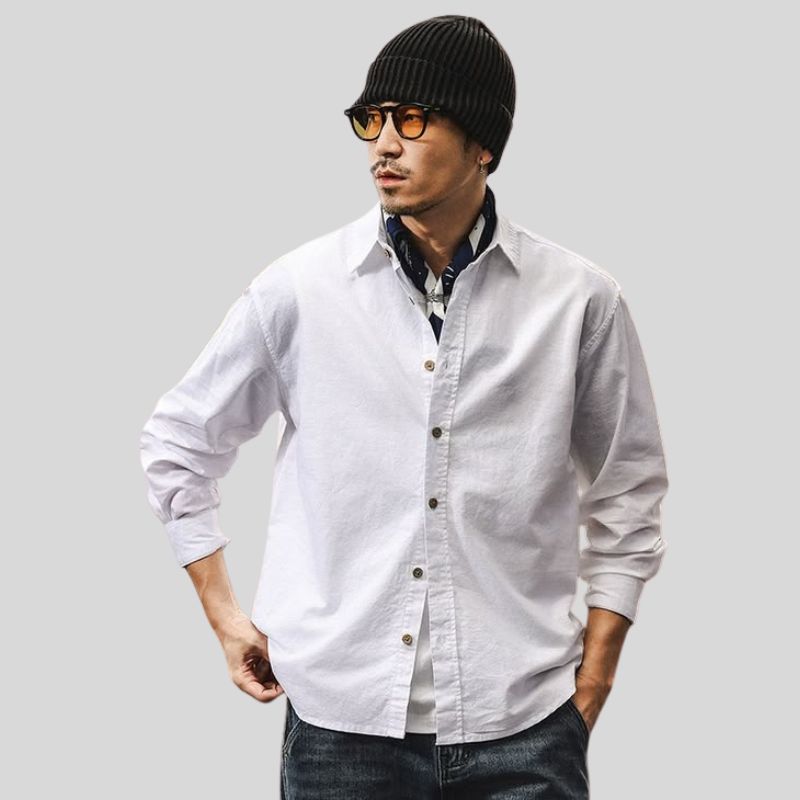 A.A.Y CORE Men’s Cotton‑Linen Shirt, BuckyDrop