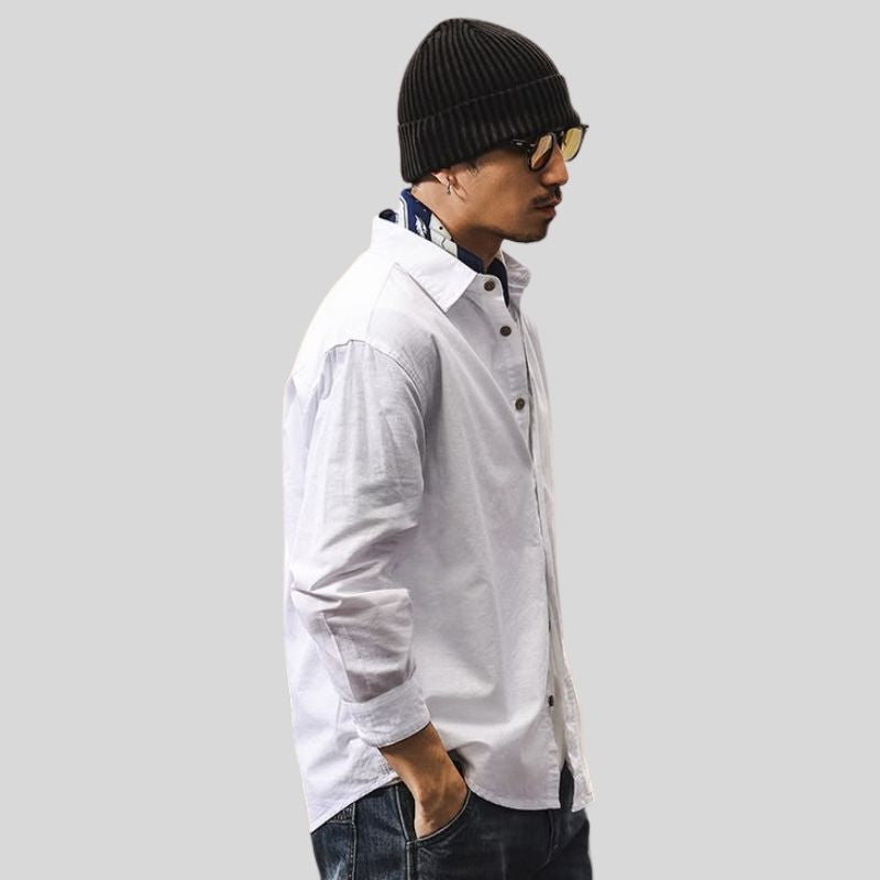 A.A.Y CORE Men’s Cotton‑Linen Shirt, BuckyDrop