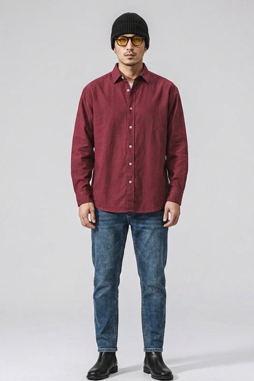 A.A.Y CORE Men’s Cotton‑Linen Shirt, BuckyDrop