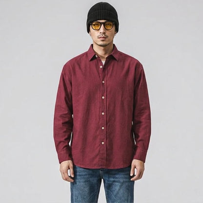 A.A.Y CORE Men’s Cotton‑Linen Shirt, BuckyDrop