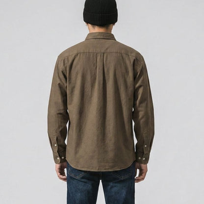 A.A.Y CORE Men’s Cotton‑Linen Shirt, BuckyDrop