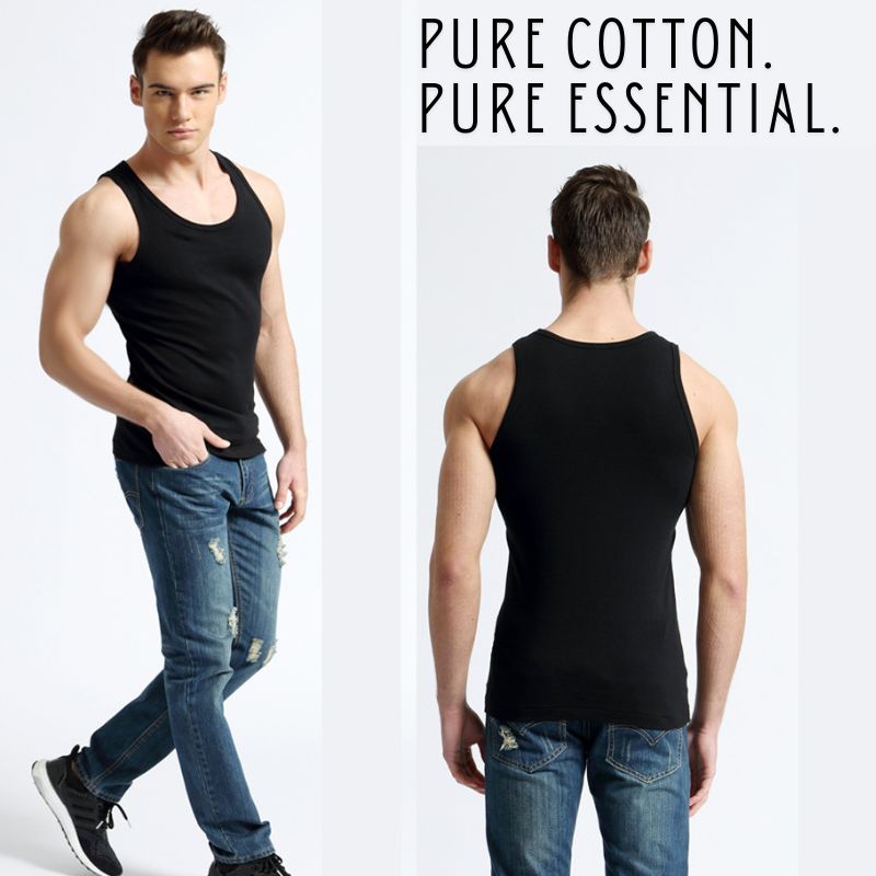 A.A.Y CORE Men's Cotton Tank Top, BuckyDrop