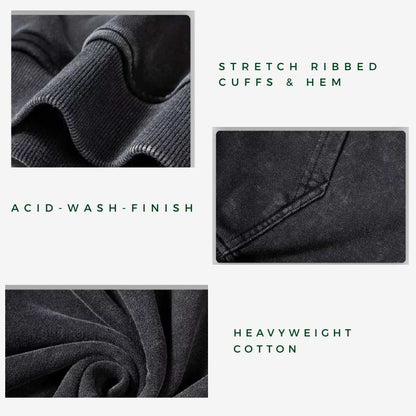 A.A.Y CORE Men’s Heavyweight Acid‑Washed Hoodie, PodPartner