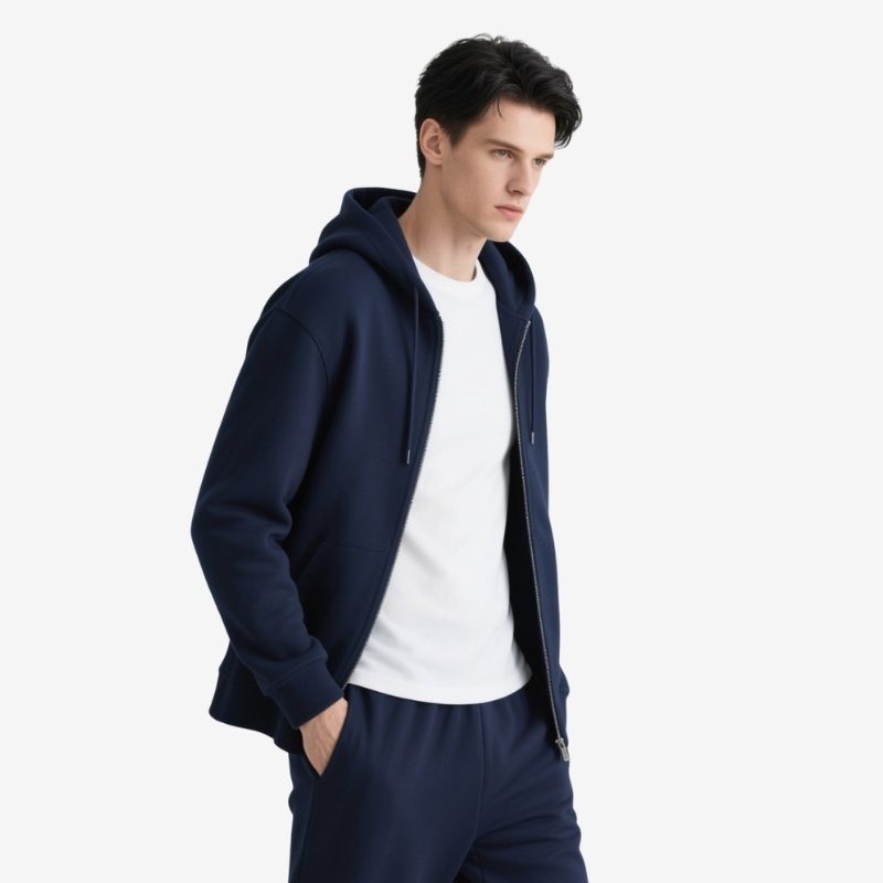 A.A.Y CORE Men’s Heavyweight Full‑Zip Hoodie, BuckyDrop
