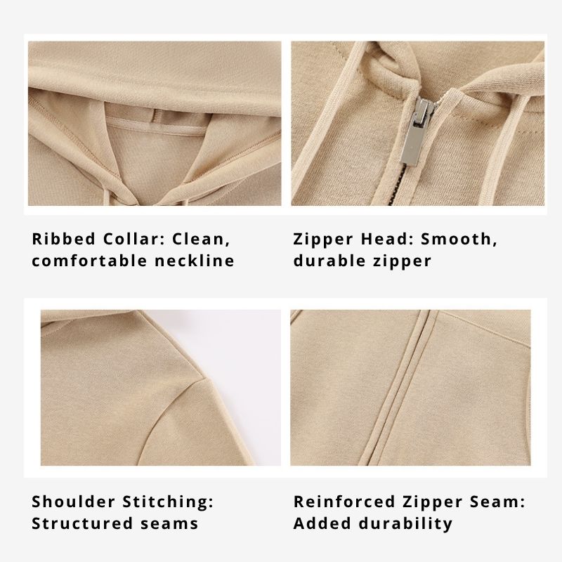A.A.Y CORE Men’s Heavyweight Full‑Zip Hoodie, BuckyDrop