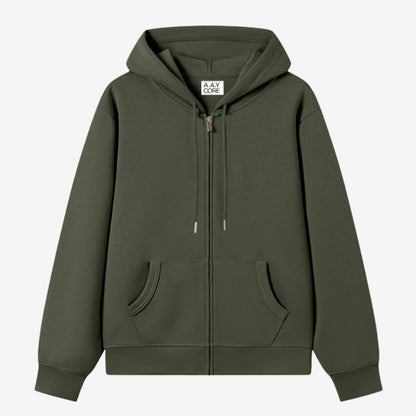 A.A.Y CORE Men’s Heavyweight Full‑Zip Hoodie, BuckyDrop