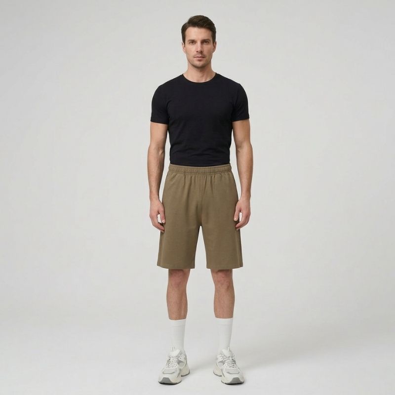A.A.Y CORE Men's Jersey Pocket Shorts - Heavy Weight Cotton, ODMPOD