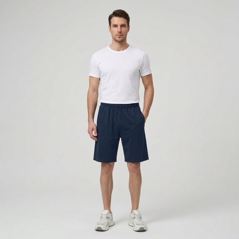 A.A.Y CORE Men's Jersey Pocket Shorts - Heavy Weight Cotton, ODMPOD