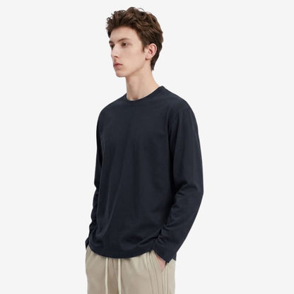 A.A.Y CORE Men's Pure Cotton Heavyweight Long Sleeve T-Shirt, BuckyDrop