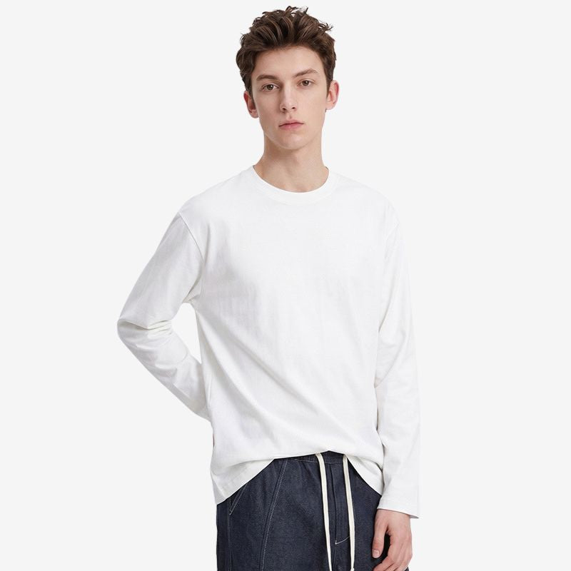 A.A.Y CORE Men's Pure Cotton Heavyweight Long Sleeve T-Shirt, BuckyDrop