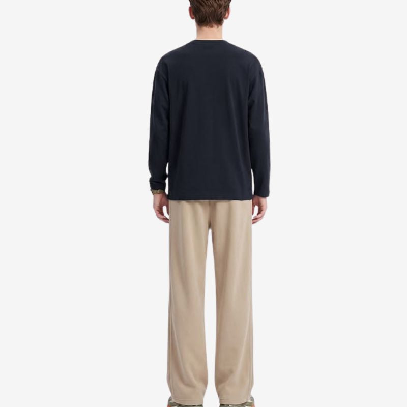 A.A.Y CORE Men's Pure Cotton Heavyweight Long Sleeve T-Shirt, BuckyDrop