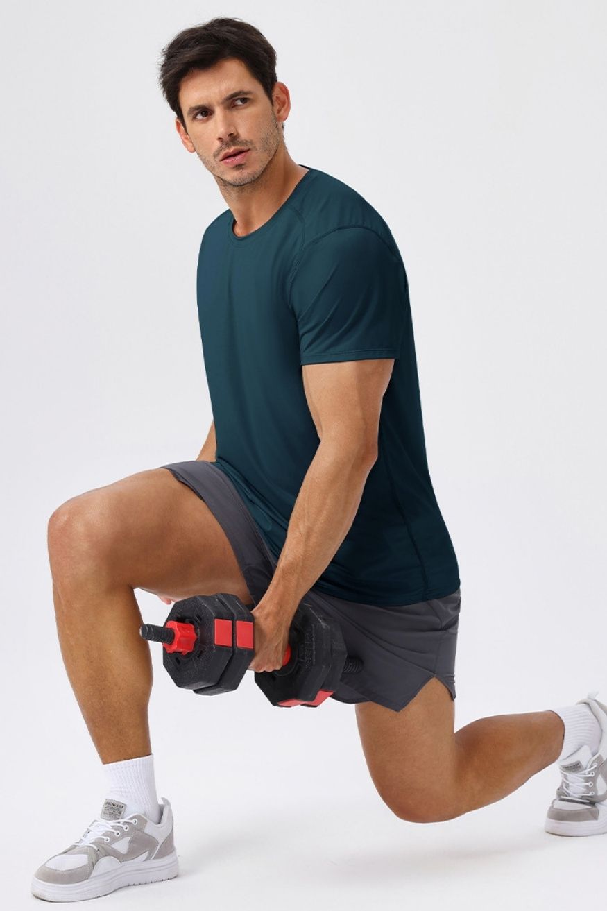 A.A.Y CORE Men’s Quick-Dry Workout Shirt – Lightweight Athletic Running Tee, BuckyDrop