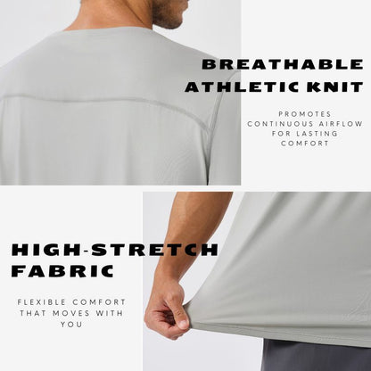 A.A.Y CORE Men’s Quick-Dry Workout Shirt – Lightweight Athletic Running Tee, BuckyDrop