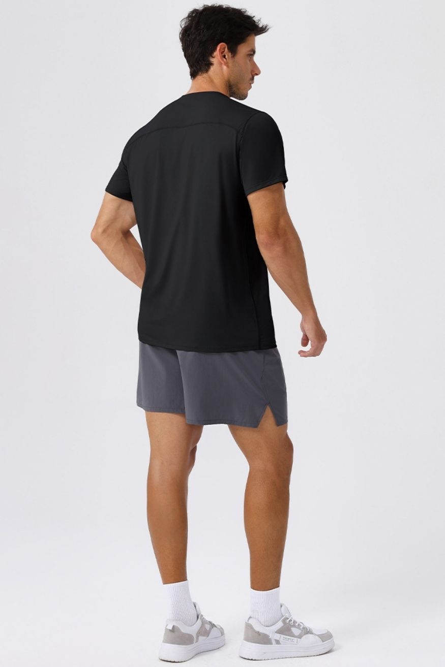 A.A.Y CORE Men’s Quick-Dry Workout Shirt – Lightweight Athletic Running Tee, BuckyDrop