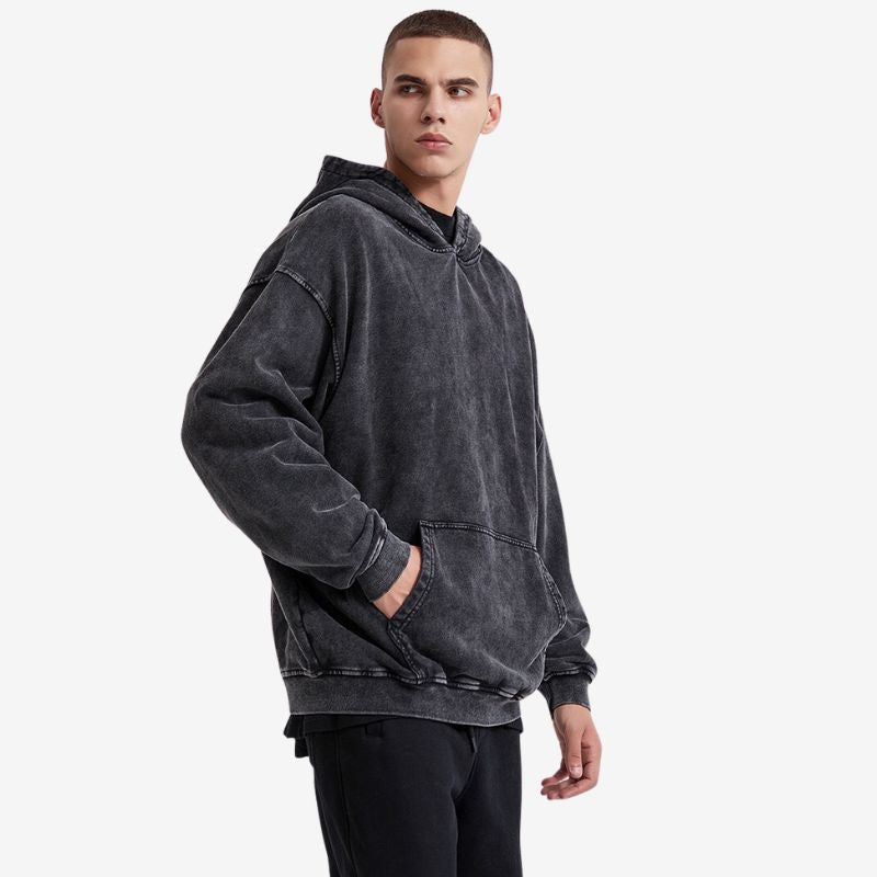 A.A.Y CORE Men’s Retro Distressed Hoodie, BuckyDrop