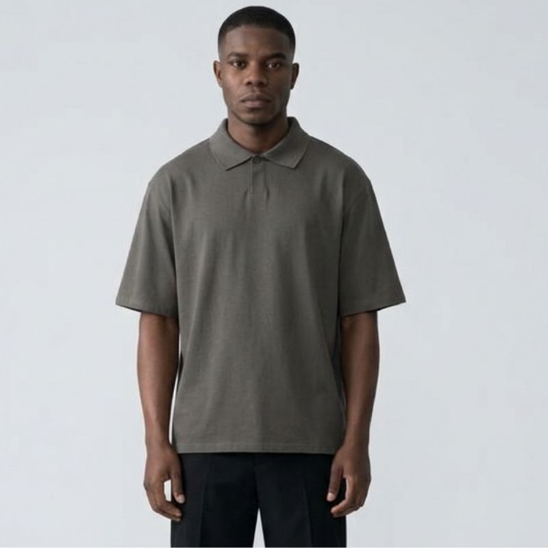 A.A.Y CORE Men’s Soft Cotton Polo Shirt – Oversized Fitn, PODpartner
