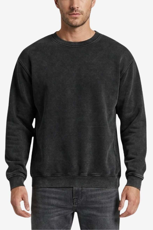A.A.Y CORE Men's Vintage Crewneck Sweatshirt Cotton Pullover, PODpartner