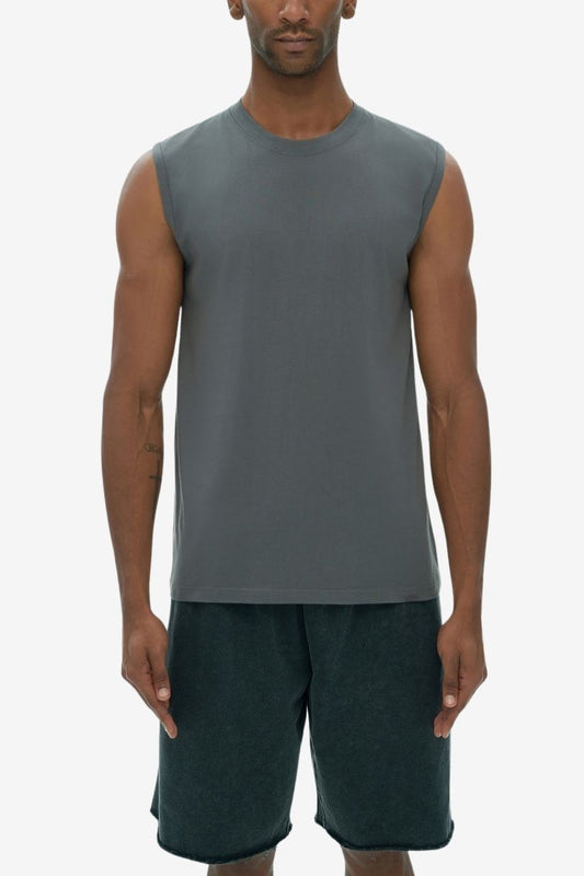 A.A.Y CORE Men’s Workout Tank Top – Sleeveless Cotton Gym Loose‑Fit Tee, ODMPOD