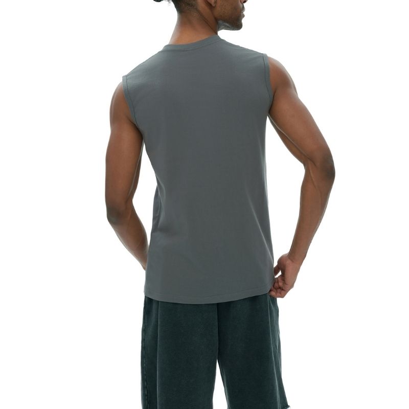 A.A.Y CORE Men’s Workout Tank Top – Sleeveless Cotton Gym Loose‑Fit Tee, ODMPOD