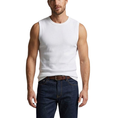 A.A.Y CORE Men’s Workout Tank Top – Sleeveless Cotton Gym Loose‑Fit Tee, ODMPOD