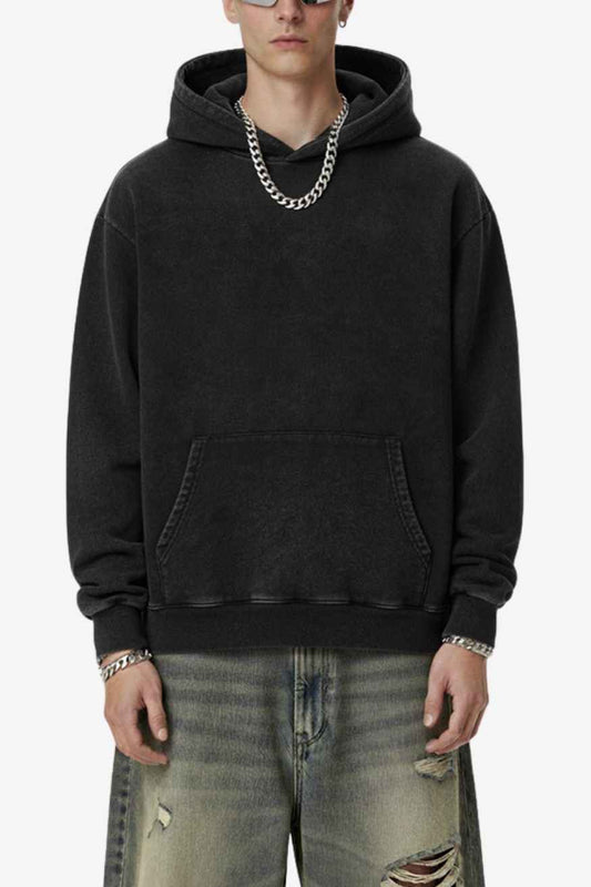 A.A.Y CORE Mens Heavyweight Acid Washed Hoodie,BuckyDrop