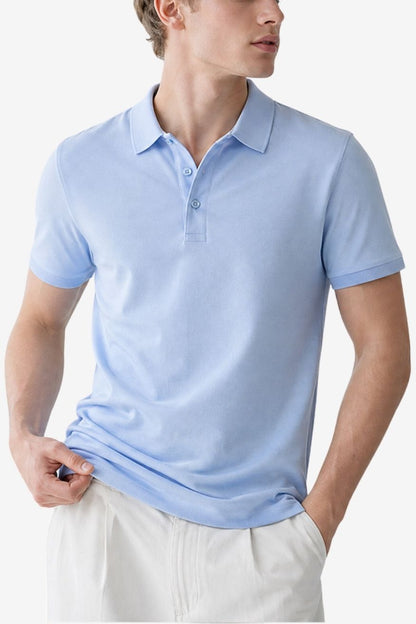A.A.Y CORE Mens Midweight Cotton Blend Polo Shirt, BuckyDrop