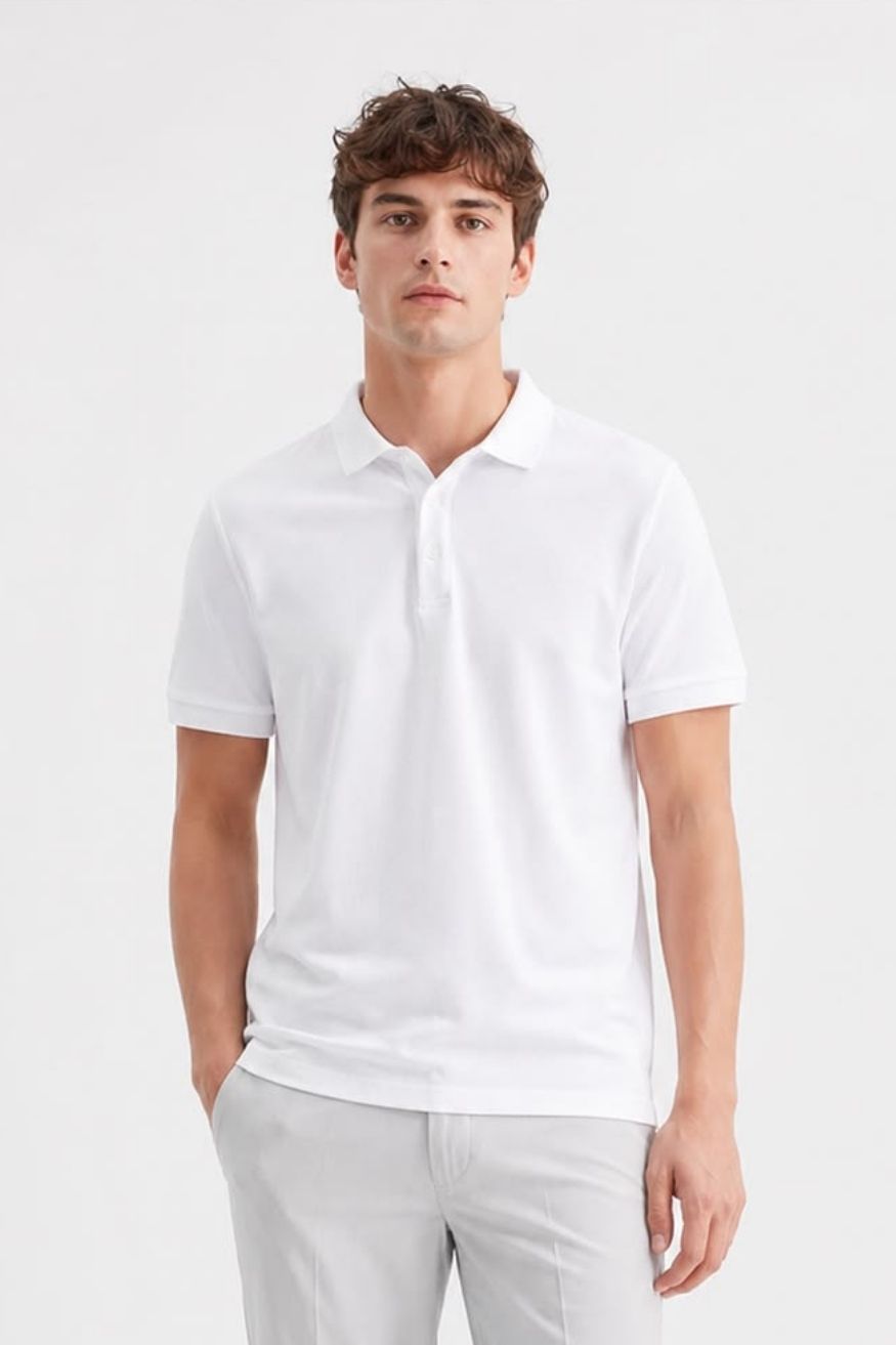 A.A.Y CORE Mens Midweight Cotton Blend Polo Shirt, BuckyDrop