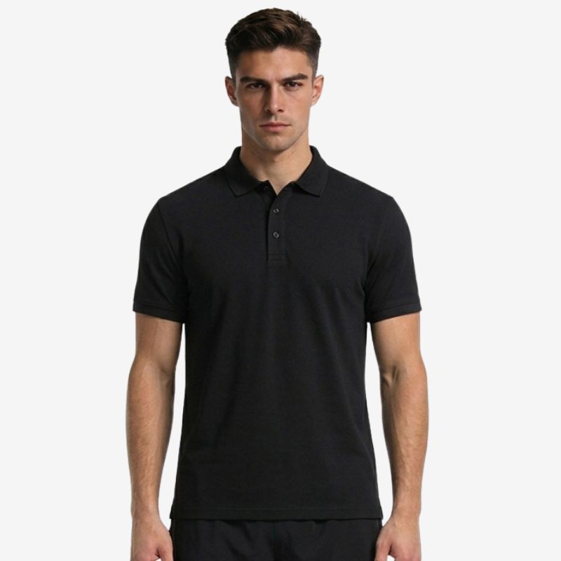 A.A.Y CORE Mens Midweight Cotton Blend Polo Shirt, BuckyDrop