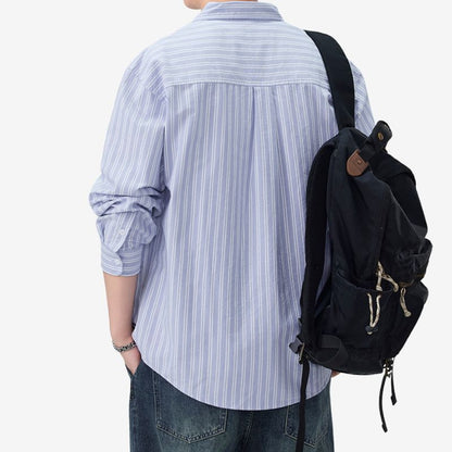 A.A.Y CORE Premium Cotton Striped Shirt, BuckyDrop