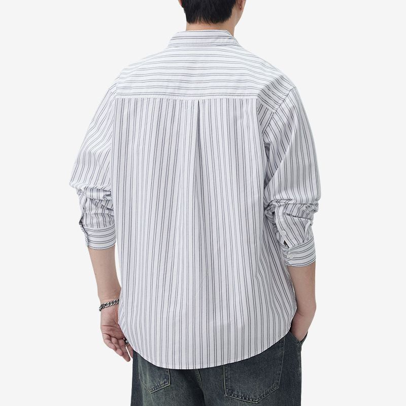 A.A.Y CORE Premium Cotton Striped Shirt, BuckyDrop
