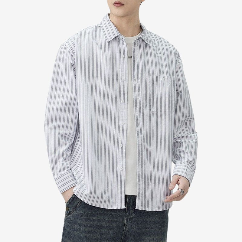 A.A.Y CORE Premium Cotton Striped Shirt, BuckyDrop