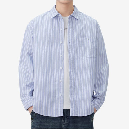 A.A.Y CORE Premium Cotton Striped Shirt, BuckyDrop