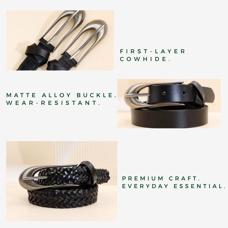 A.A.Y CORE Premium Leather Smooth Belt