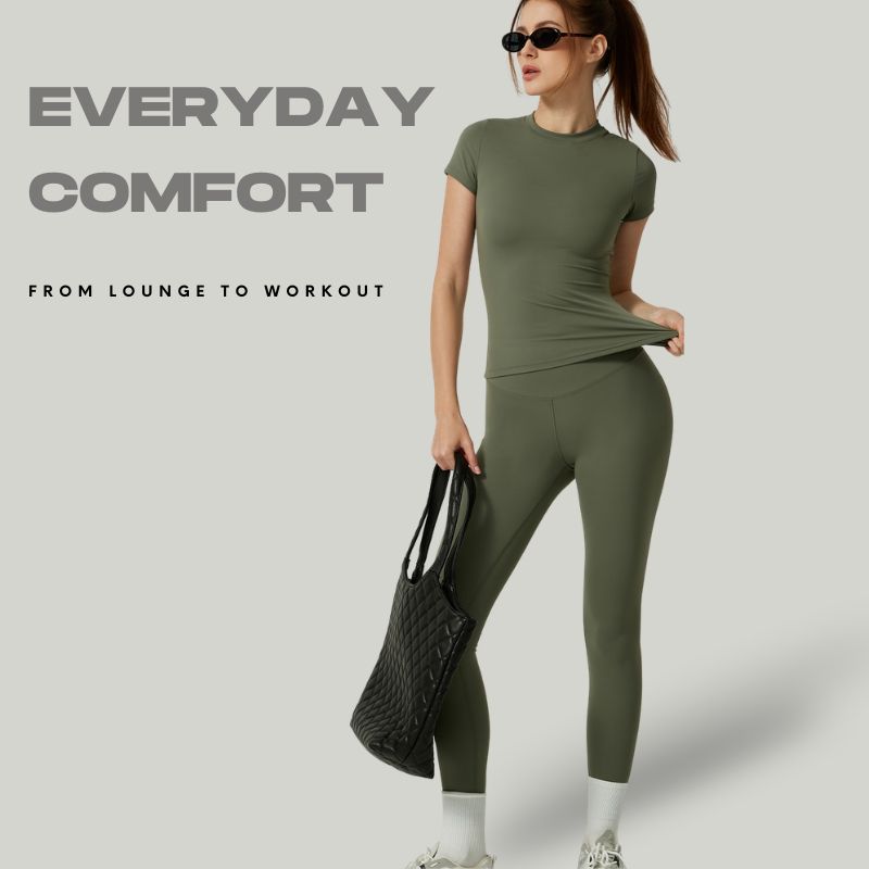 A.A.Y CORE Seamless Leggings & Top Set, BuckyDrop