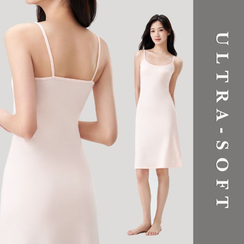 A.A.Y CORE Seamless Spaghetti Strap Cami Dress, BuckyDrop