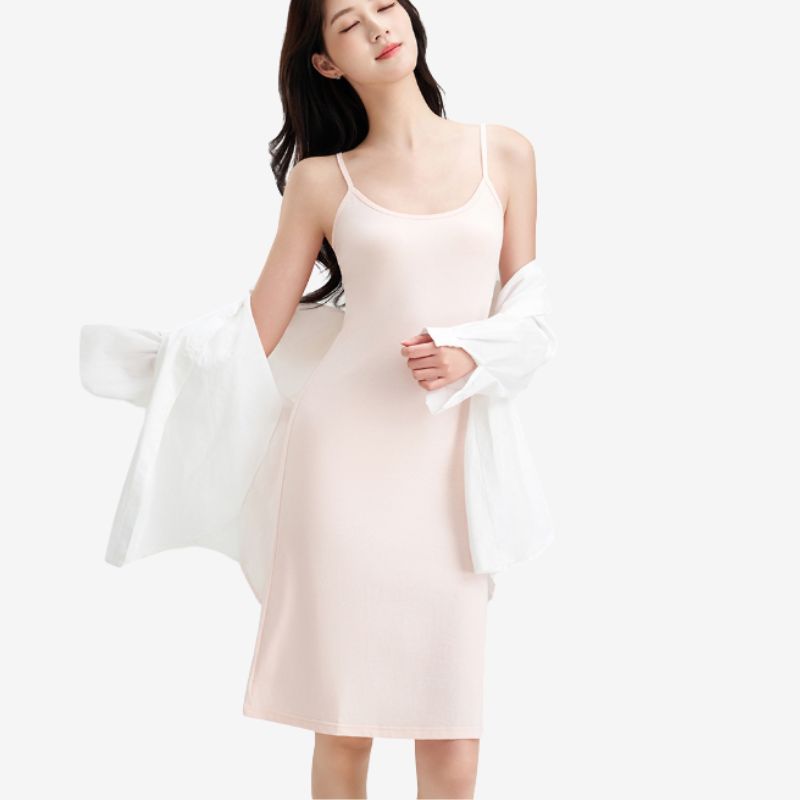 A.A.Y CORE Seamless Spaghetti Strap Cami Dress, BuckyDrop