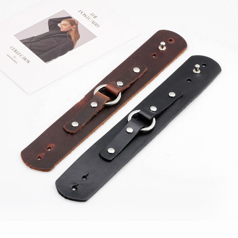 A.A.Y CORE Wide Strap Leather Cuff , BuckyDrop