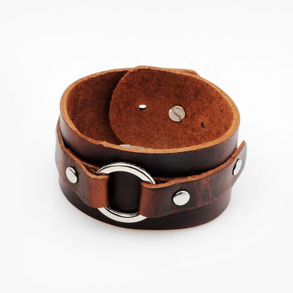 A.A.Y CORE Wide Strap Leather Cuff , BuckyDrop