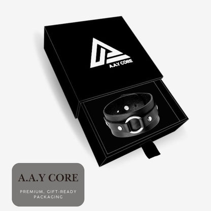 A.A.Y CORE Wide Strap Leather Cuff , BuckyDrop
