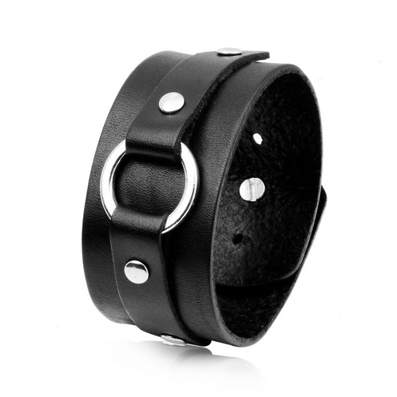A.A.Y CORE Wide Strap Leather Cuff , BuckyDrop